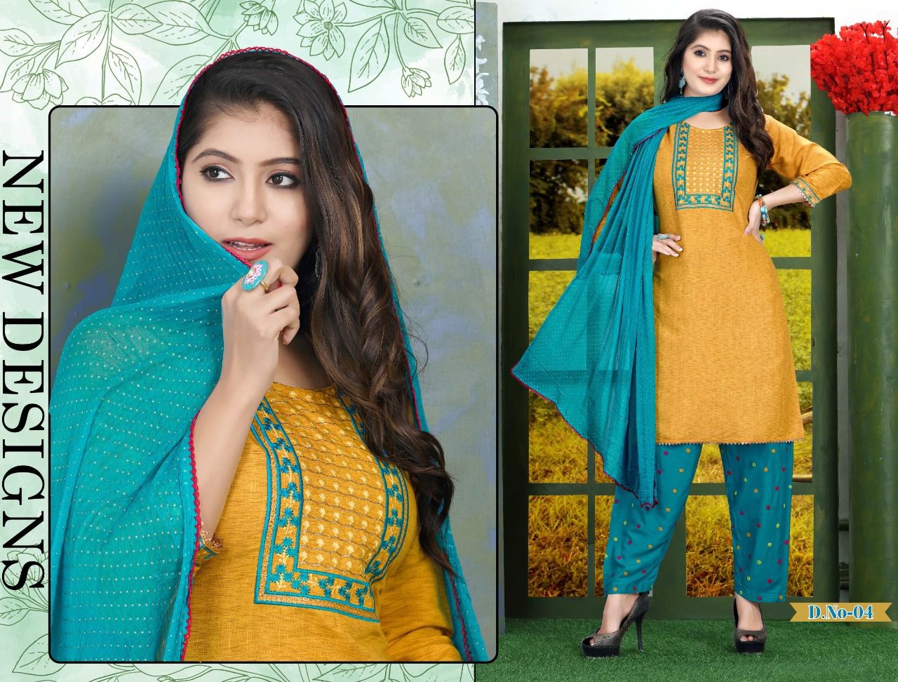 Beauty Queen Fantastic Festive Wear Rayon Fancy Ready Made Collection